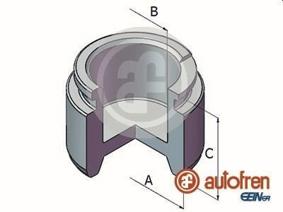 D025318 Autofren Поршень супорта гальмівного, заднього